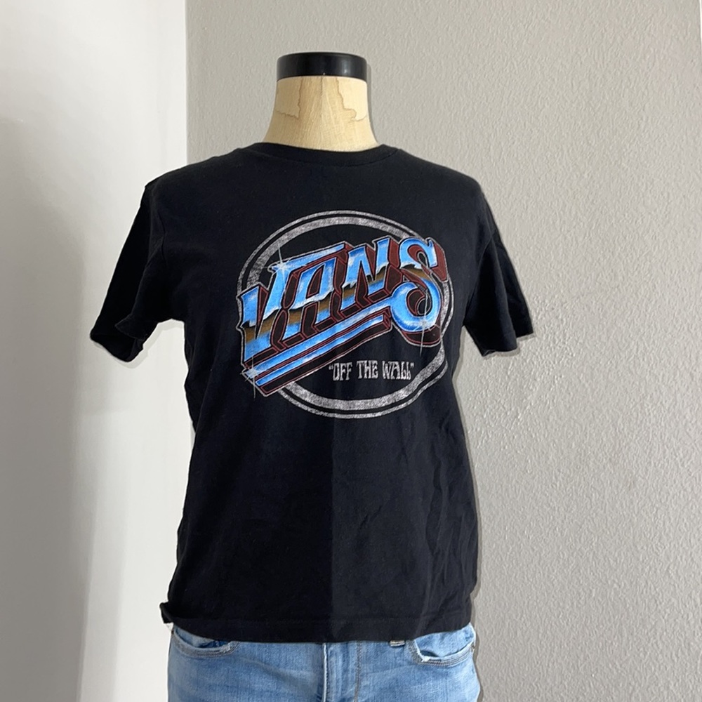 Vans Cropped T-Shirt (Black)